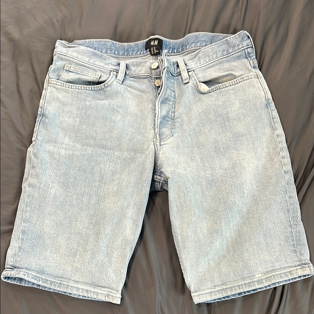 H&M Blue Jean Shorts Classic Denim Style